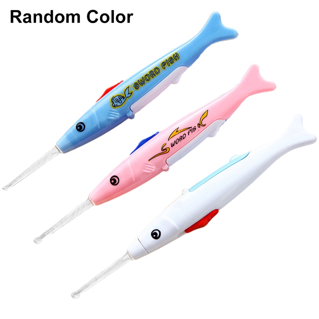 Dụng Cụ Lấy Ráy Tai Thiết Kế Có Đèn Led An Toàn Không Gây Đau Hình Con Cá