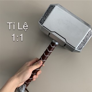 (Hàng có sẵn) Mô hình Búa Thor Mjolnir tỷ lệ 1:1 -Nhựa PU đàn hồi