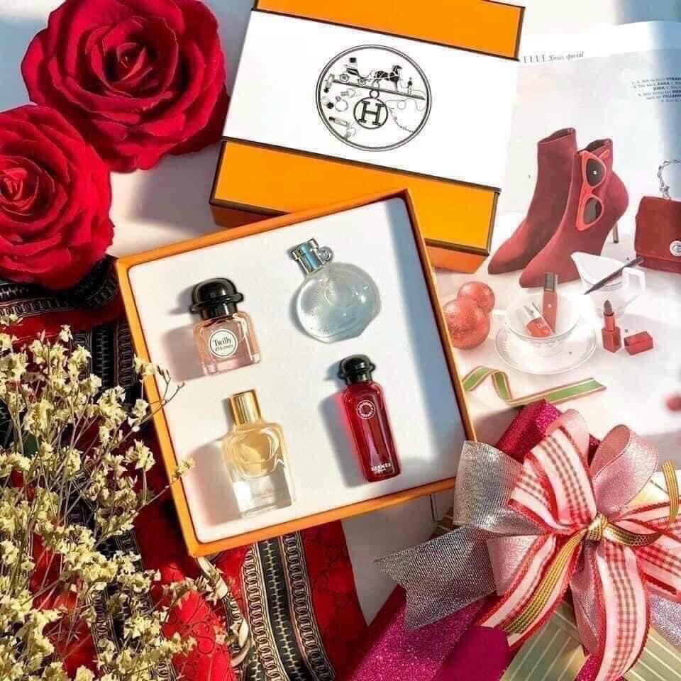 Nước Hoa Hermes Parfums Set 4 Chai Mini