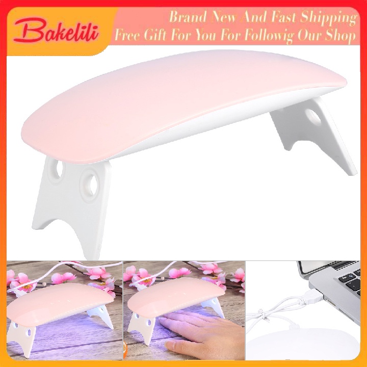 Máy hong khô sơn móng tay Gel UV 6W 2 màu
