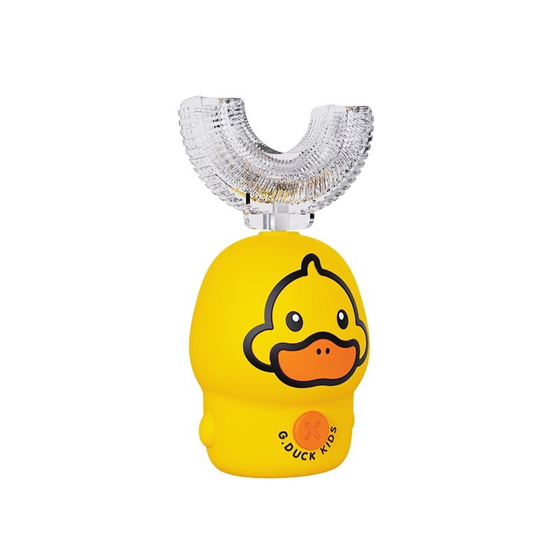G.DUCK Little Yellow Duck Bàn chải đánh răng điện thông minh hình chữ U Miệng hoàn toàn tự động sạc Sonic Bàn chải đánh