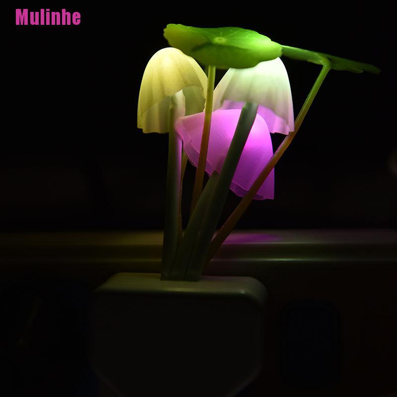 Đèn Ngủ LED Hình Nấm Gắn Tường Trang Trí Lãng Mạn