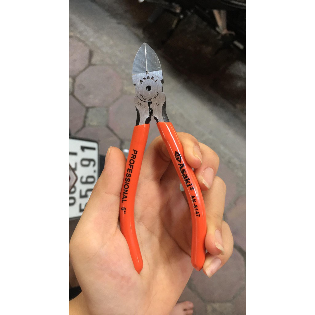 Kìm Cắt Asaki AK-8147 5'' 135mm Made In Japan