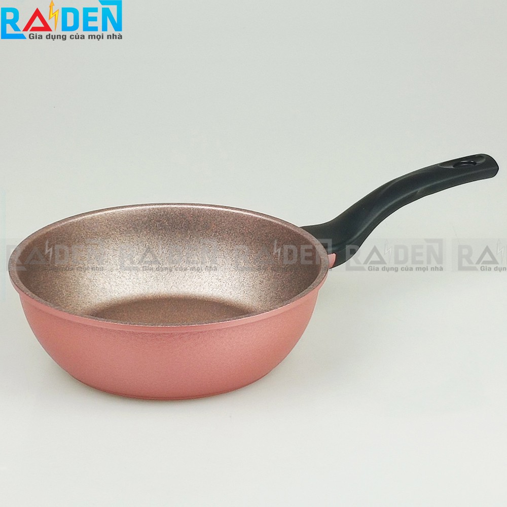 Chảo đúc vân đá 7 lớp chống dính Greencook GCP05-18 / 18cm, GCP05-20IH / 20cm, GCP05-26IH / 26cm, GCP05-30IH / 30cm