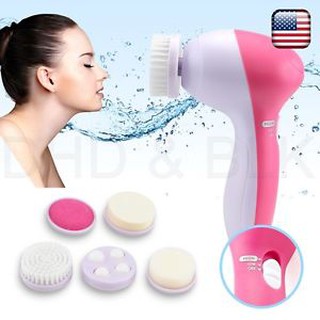MÁY RỬA MẶT, MASSAGE MẶT 5 IN 1