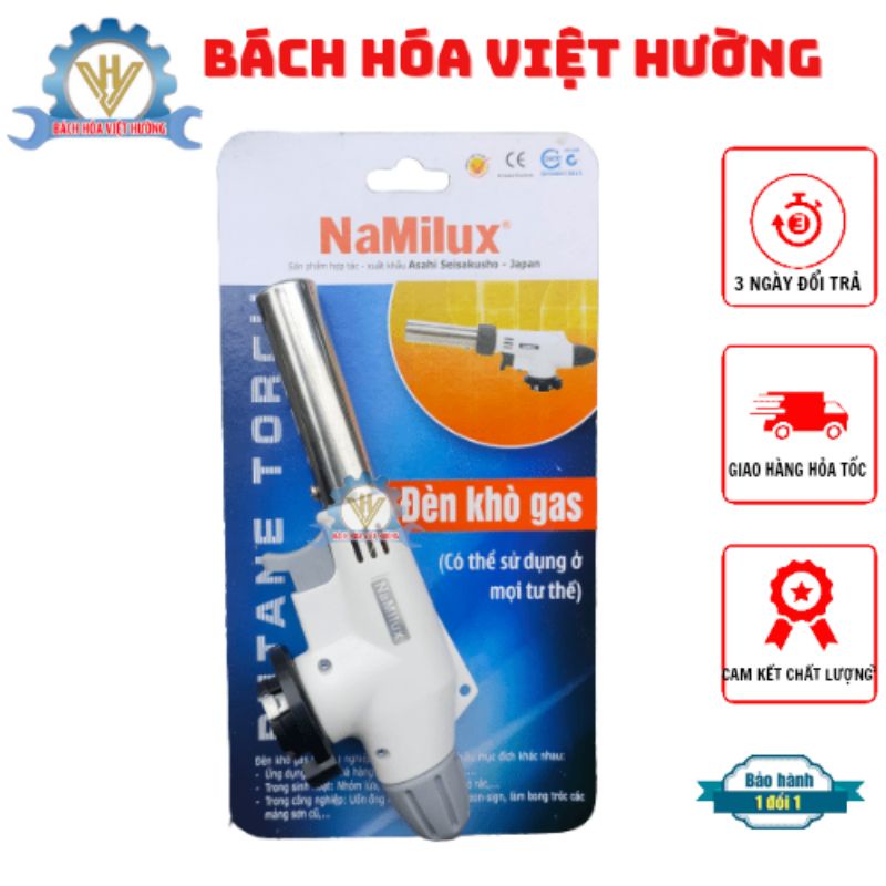 Khò ga Mini NaMilux tự động đánh lửa, xuất khẩu Japan - BẢO HÀNH 1 ĐỔI 1 lỗi do nhà sản xuất - Bách Hóa Việt Hường