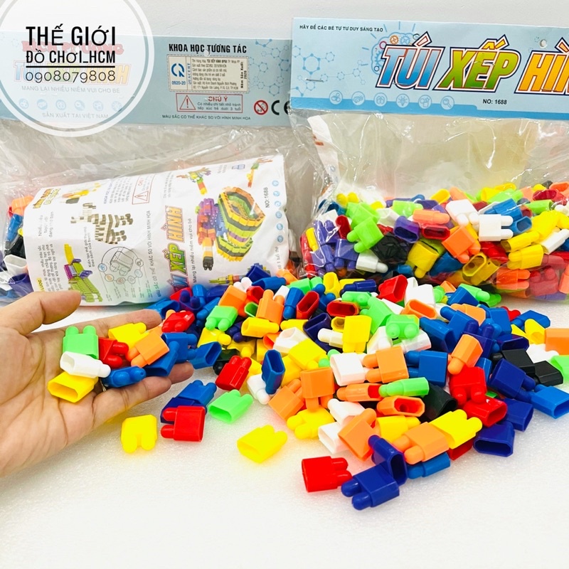 Đồ chơi xếp hình lắp ráp Lego nút lớn dành cho bé yêu.