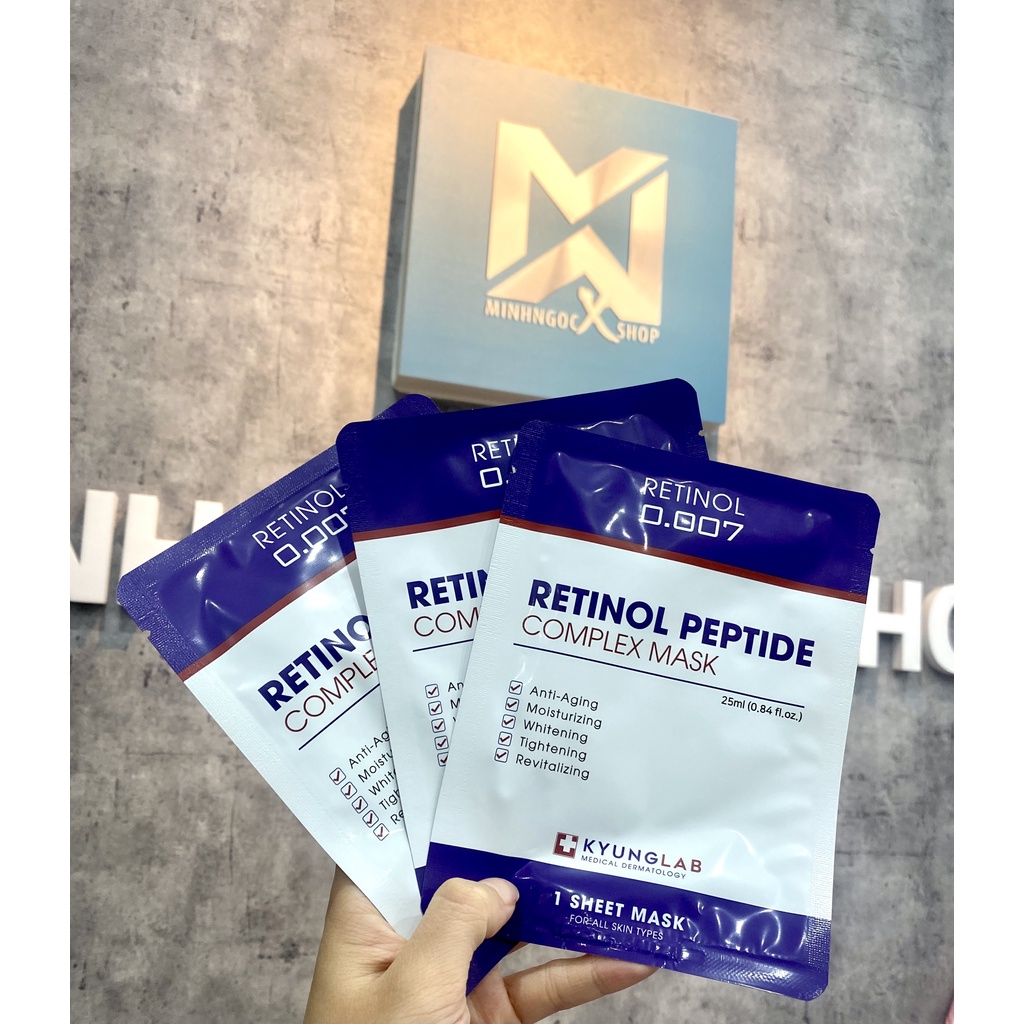 Mặt nạ Retinol KyungLab Peptide Complex Mask hộp 3 miếng