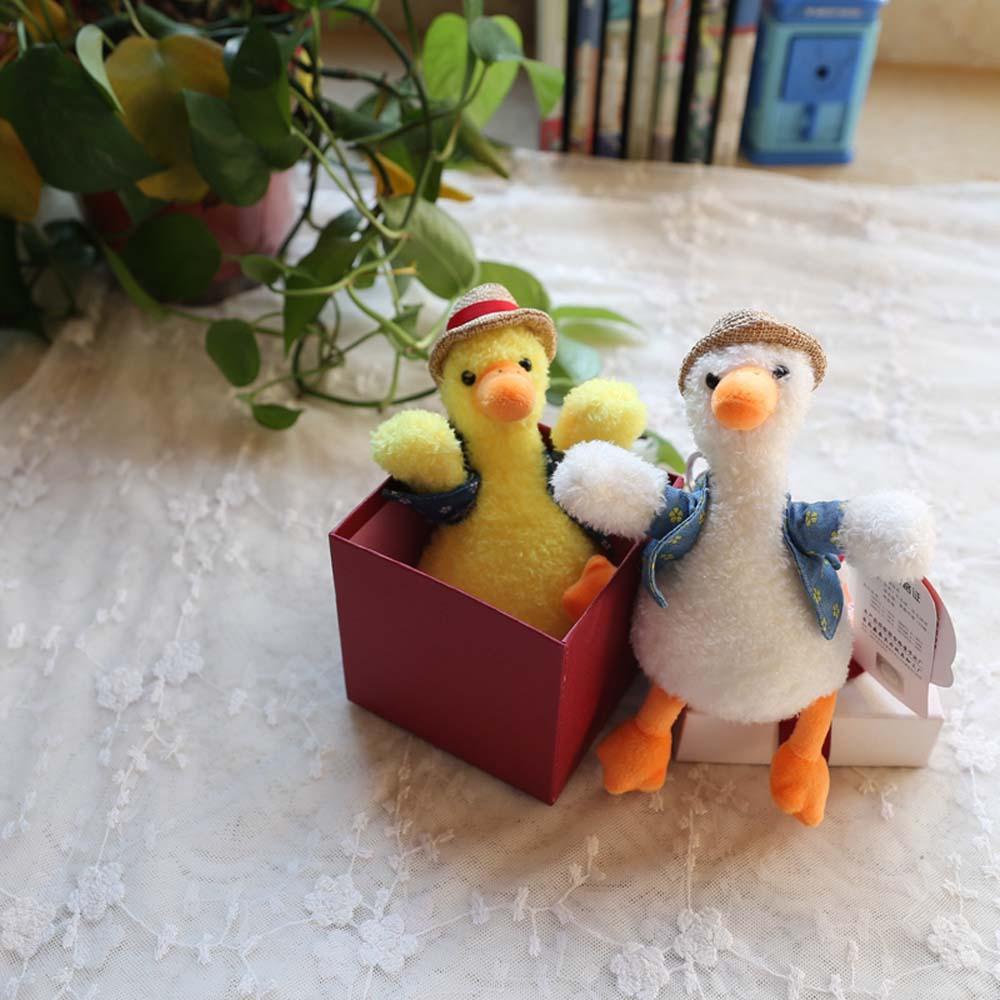 Móc Khóa Vịt Nhồi Bông Dễ Thương