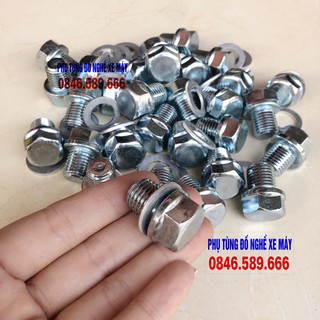 Ốc Rốn Dầu Long Đen 13 Ly Xe Máy Bị Chờn