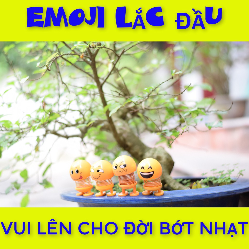 [ XẢ KHO SỐC ]  Thú nhún Emoji lò xo ngộ nghĩnh