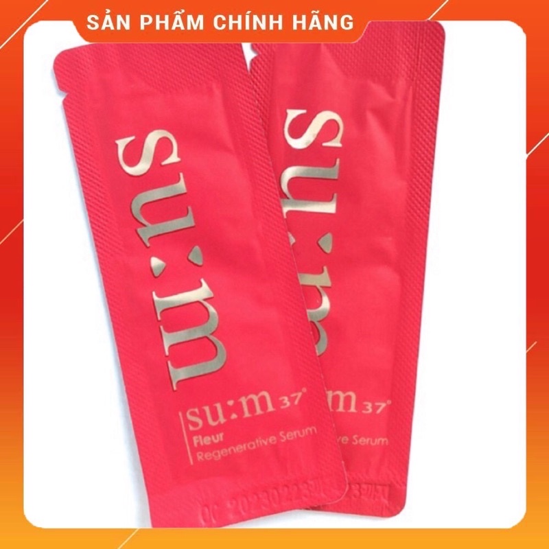 Combo 10 gói tinh chất chống lão hóa da Su:m37° Fleur Regenerative Serum date 2025