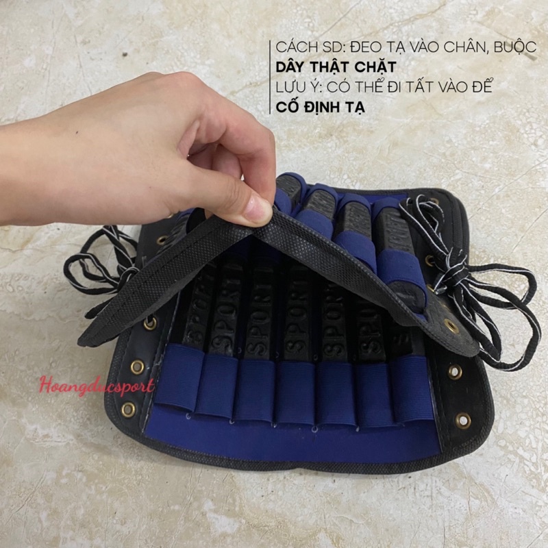 Tạ tập chân 14 thanh 4,2kg Hoàng Đức  tập thể lực và phục hồi chức năng tay chân