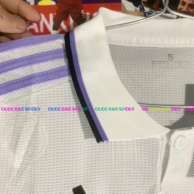 Bộ áo bóng đá Real Marid trắng sân nhà mùa 2022-2023