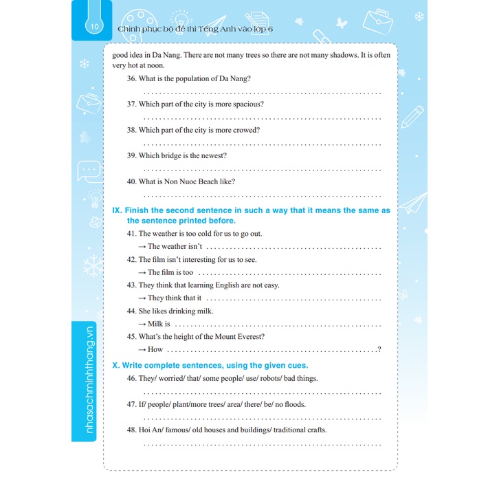 Sách - Chinh phục bộ đề thi Tiếng Anh vào lớp 6