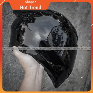 Nón mũ bảo hiểm Fullface Royal m138 đen bóng chính hãng bảo hành 12th - Nón fullface đen bóng m138B