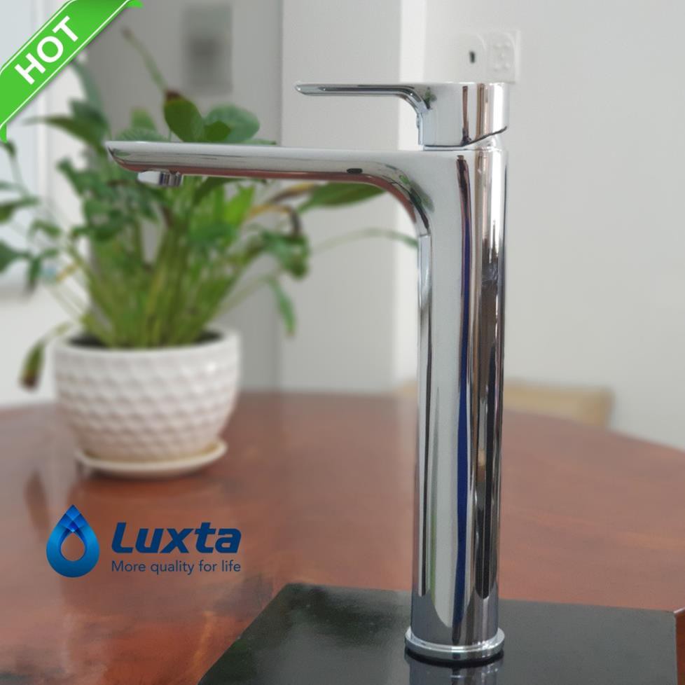 Vòi LAVABO nóng lạnh Luxta L1220B tặng 2 dây cấp  Bảo hành 5 năm