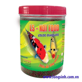 THỨC ĂN CÁ CHÉP KOI, CÁ VÀNG HỦ 500GR - LS KOI FOOD