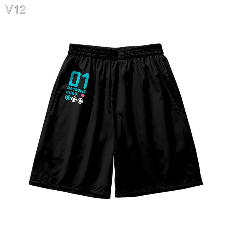 ✆✢♞Hatsune Miku Quần áo phông rời Xu hướng khoác Kimono Haori hai chiều