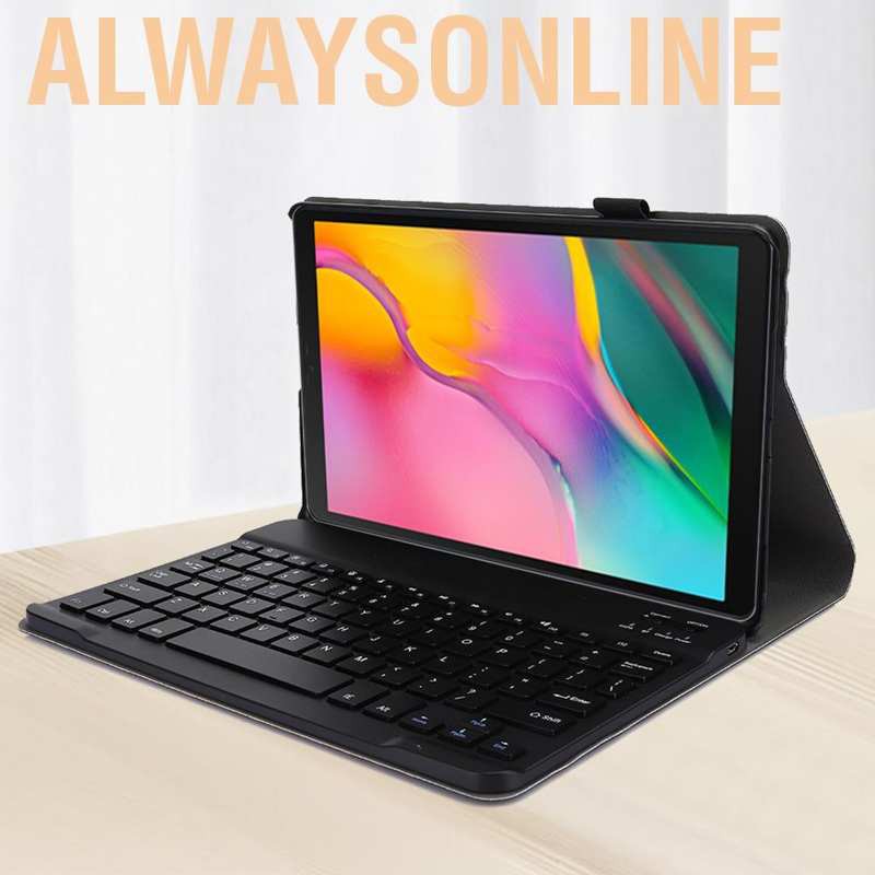 Alwaysonline Cover for wireless portable Bluetooth keyboard  10.1 tablet detachable multifunctional protective supports