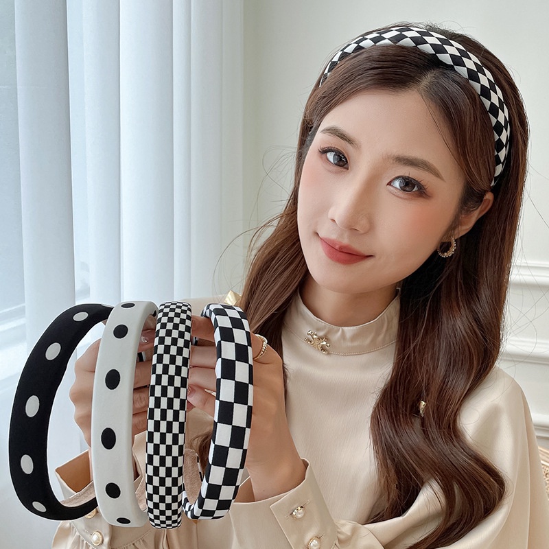 Băng Đô Cài Tóc Bản Rộng Họa Tiết Da Báo Kiểu Pháp Quyến Rũ Cho Nữ