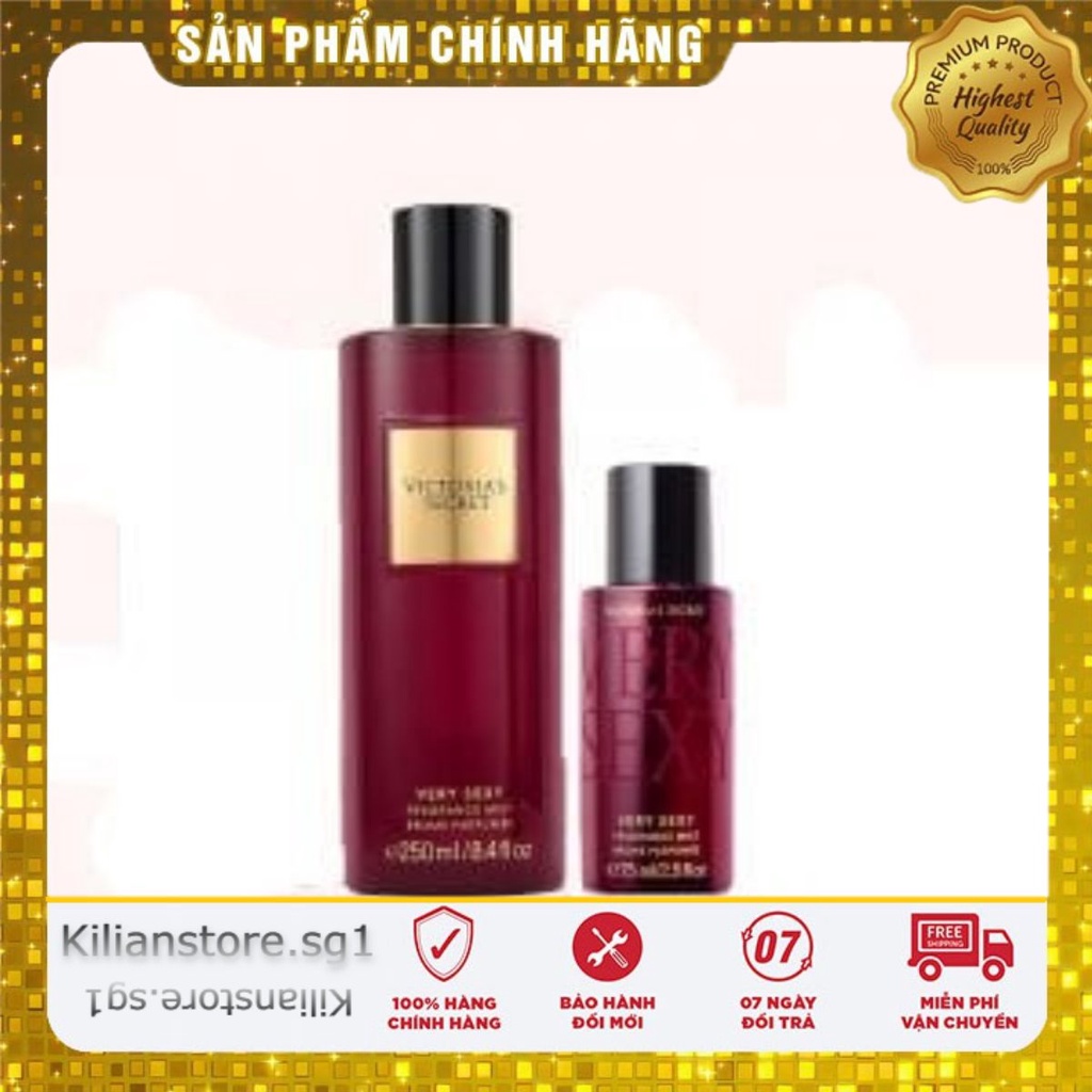 Xịt Thơm Body Mist Victoria's Secret Very Sexy - Bombshell - Eau So Sexy [12ml-30ml-50ml-100ml]