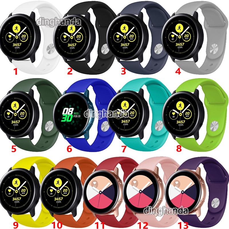 Dây đồng hồ từ silicon mềm dành cho Samsung Galaxy Watch Active 2