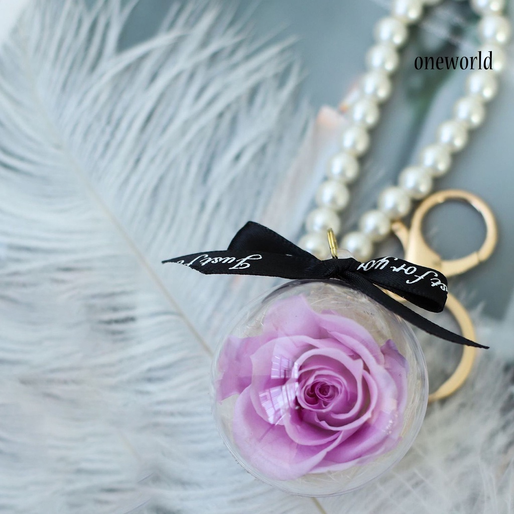 Móc Khóa In Hoa Bất Tử Dùng Làm Quà Lưu Niệm