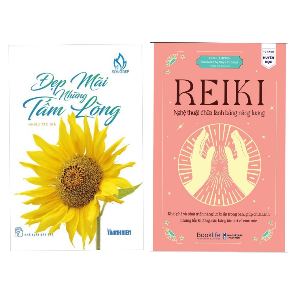 Sách Combo 2c: Reiki - Nghệ thuật chữa lành bằng năng lượng - 1980 + Đẹp Mãi Những Tấm Lòng TR