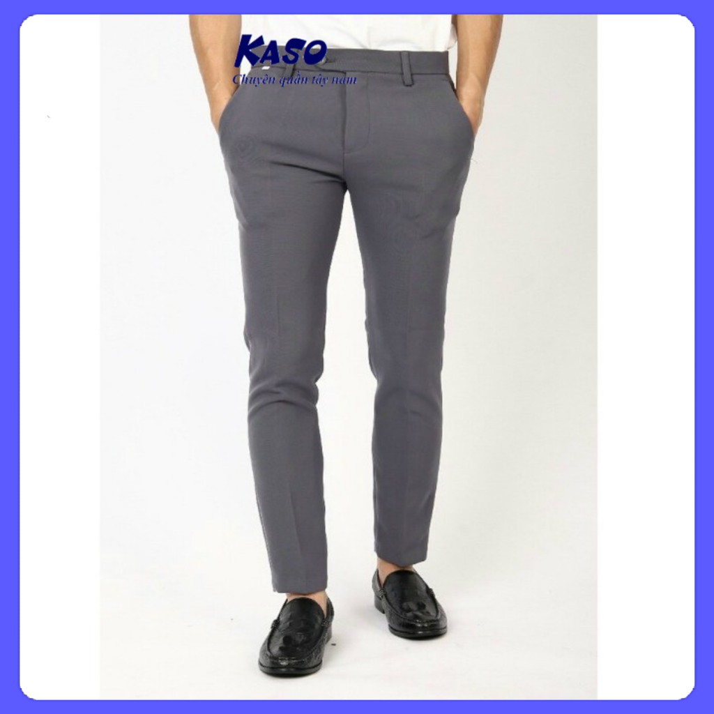 Quần tây nam ống côn cao cấp nhiều màu co giãn không nhăn