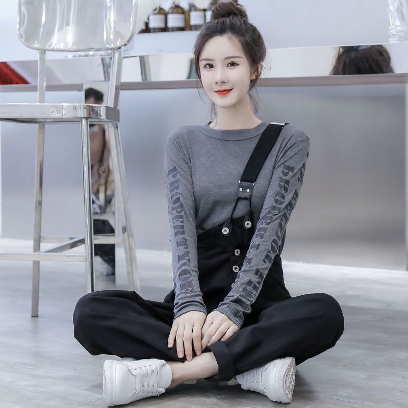 Quần Denim Dáng Rộng 1 Dây Màu Đen Thời Trang Hàn Quốc | Smide Clothing