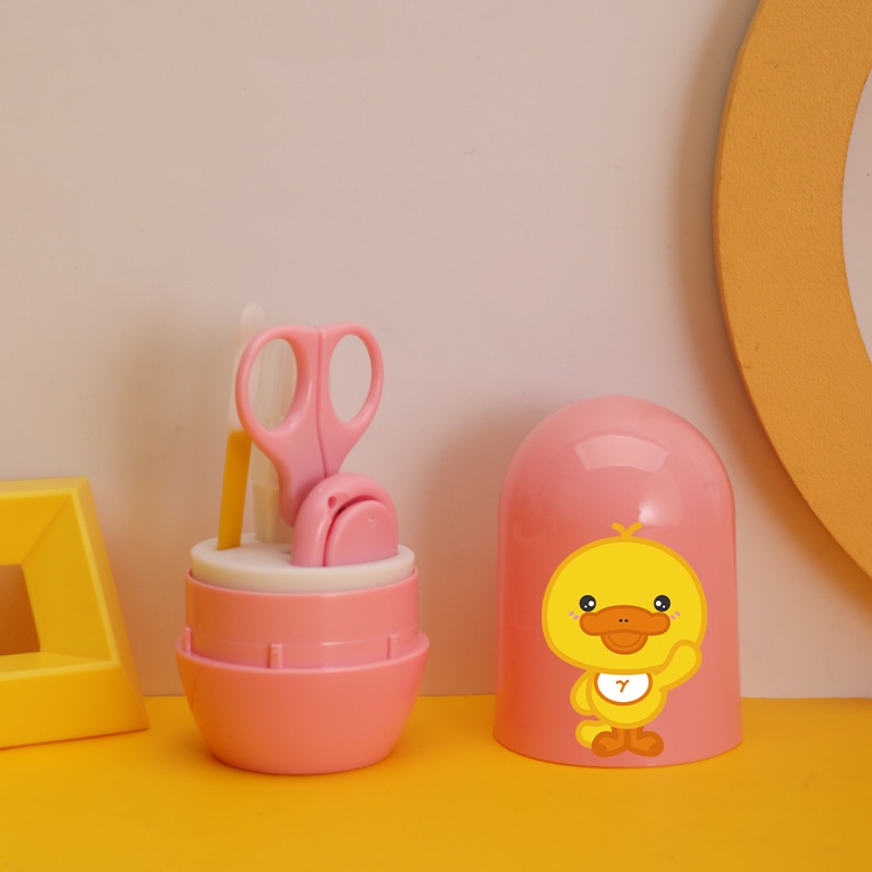 Cắt Móng Tay ,Bộ Bấm Cắt Móng Tay Cho Bé 4 Chi Tiết Hình Vịt Cute Cho Bé