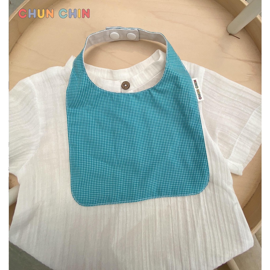 Yếm CHUNCHIN - Vải xô đũi, thiết kế cao cấp dành cho bé
