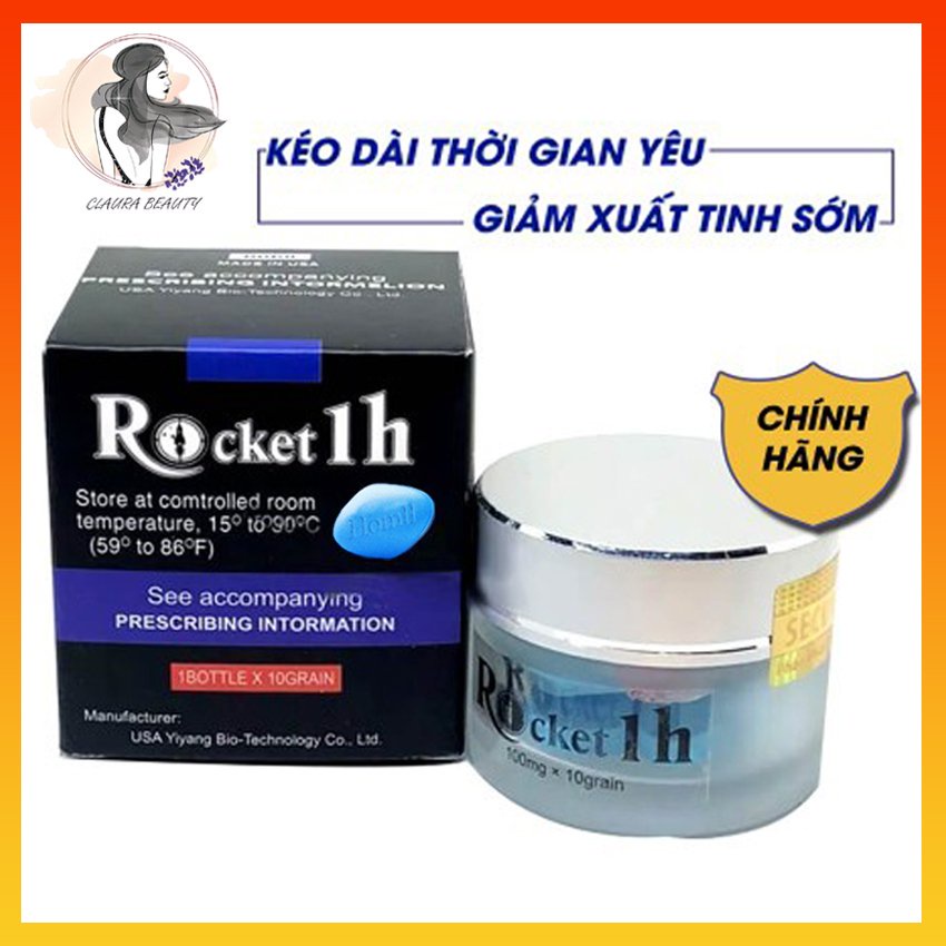 Rocket 1h Tăng Cường Sinh Lý Nam Kéo Dài Cuộc Yêu Hàng Chính Hãng - CLAURA BEAUTY