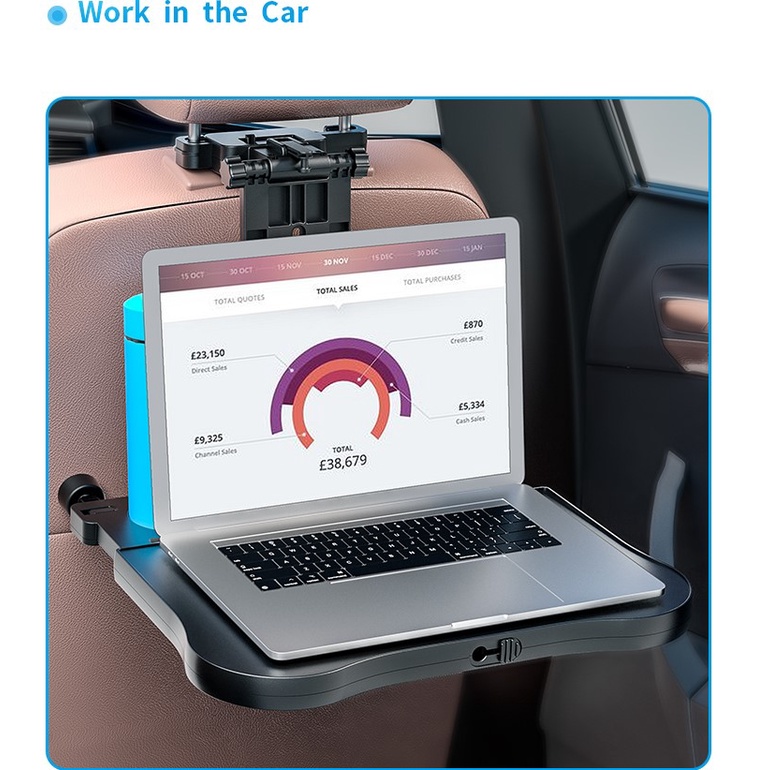 Bàn Làm Việc Gấp Gọn Đa Năng Chuyên Dụng Trên Ô Tô, Xe Hơi