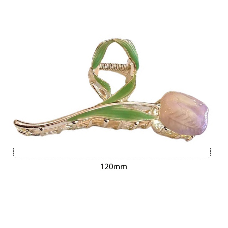 Kẹp Tóc Hình Hoa Tulip Thanh Lịch Cho Nữ