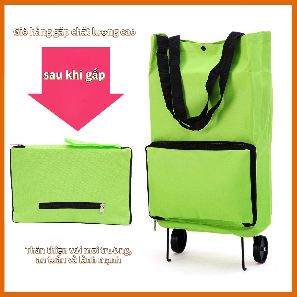 【Sản phẩm mới nổi bật】Túi Mua Sắm Siêu Thị Có Bánh Xe Đẩy Siêu Thị Gấp Gọn Tiện Lợi,Túi Đi Chợ Có Bánh Xe - Xe kéo đi chợ Gấp Gọn túi vải đựng đồ Tiện Lợi,Túi xách kéo mua sắm,Túi Mua Sắm Gấp,Túi mua sắm xách sử dụng loại gọn lại được tiện lợi