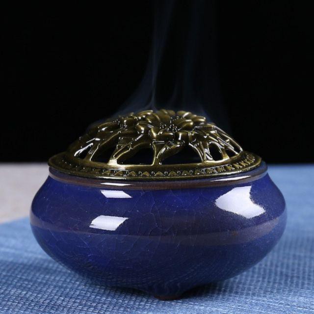 Lư Xông Trầm Hương Đỉnh Đốt Nhang Chất Liệu Gốm Sứ | BigBuy360 - bigbuy360.vn