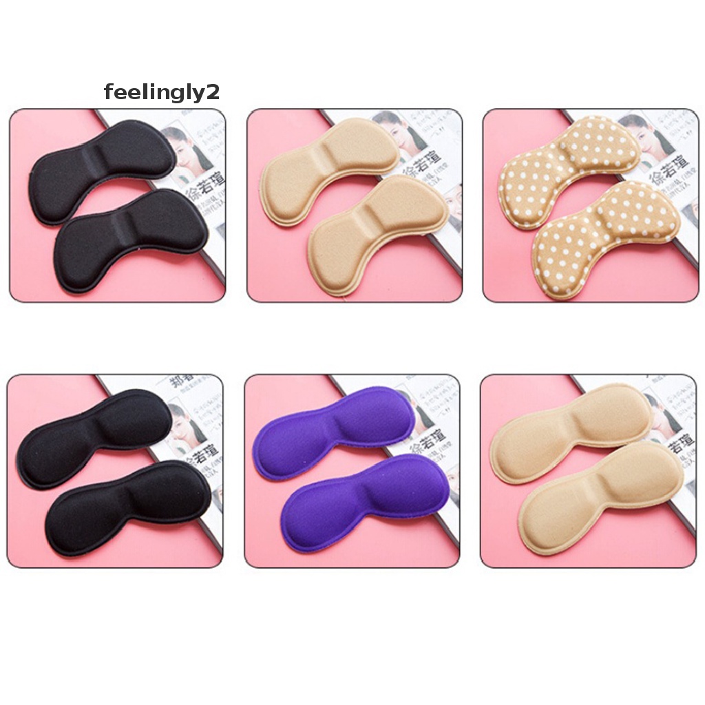 Bộ 2 Miếng Đệm Lót Giày Cao Gót Bằng Vải Dán Lưng Tiện Dụng
