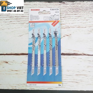 Bộ 5 lưỡi cưa lọng cắt gỗ, cắt sắt YIWEI