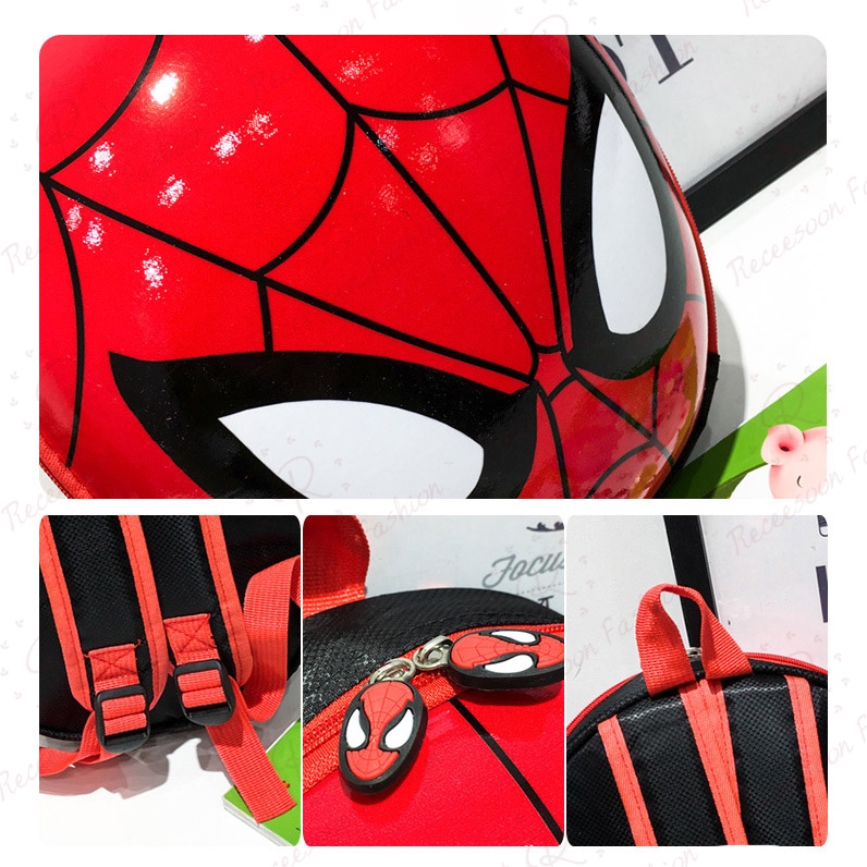 3D Spider-Man School Bags For Boys Backpacks Child Spiderman Bag Kids Birthday Gift