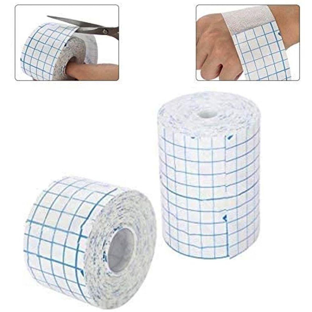 CLEOES Cuộn Băng Keo Vải Không Dệt Màu Trắng 10m Chống Nước Giúp Bảo Vệ Vết Thương