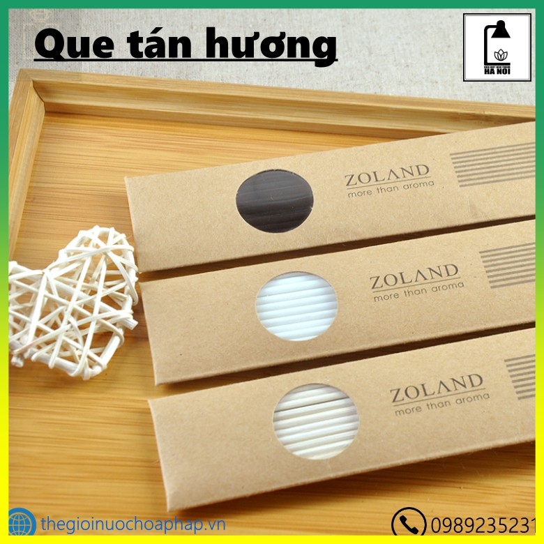 Set que mây khuếch tán tinh dầu - Sử dụng cho tinh dầu tán hương - Zoland (1 Set = 10 que)