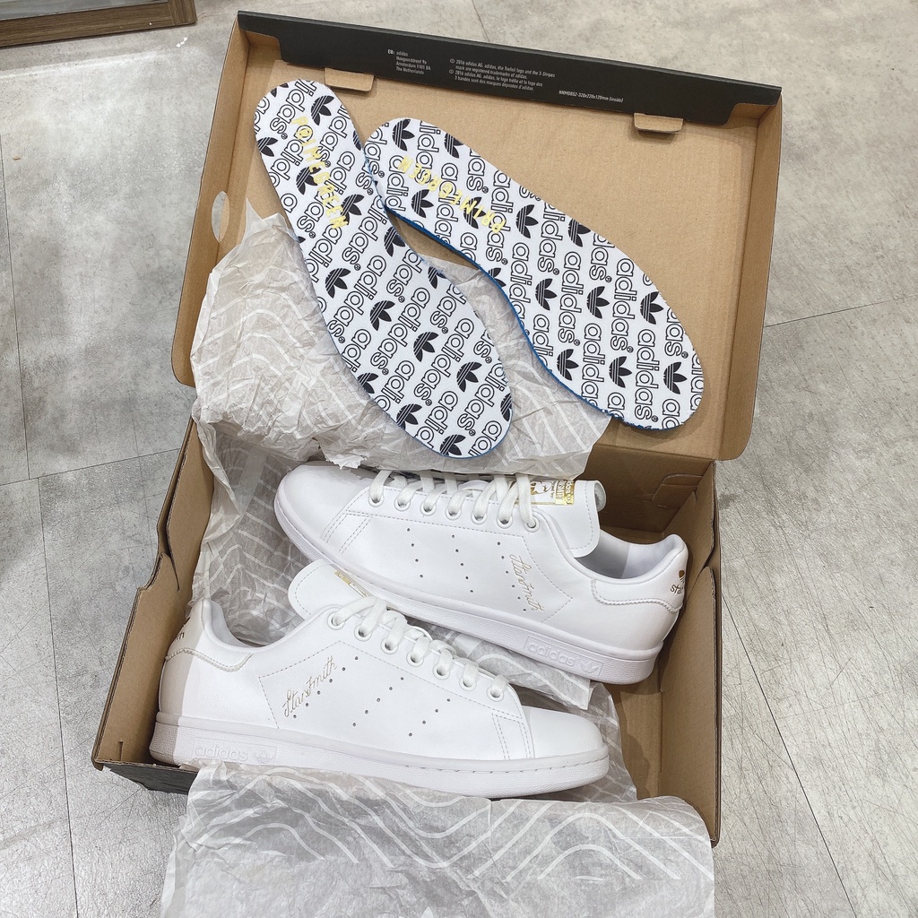 Giày thể thao Sneaker Adidas Stan Smith - màu Trắng Gold