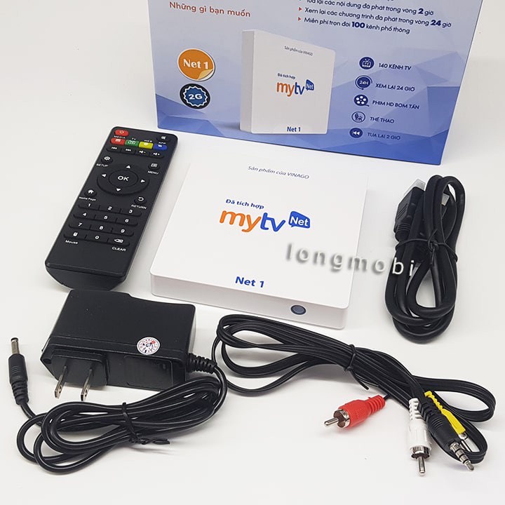 Android TV Box MyTV Net 4GB Rom 32G Chạy mượt mà hàng chính hãng