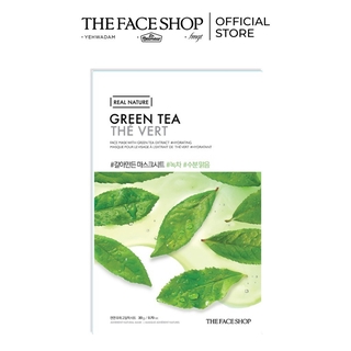 Mặt Nạ Trà Xanh TheFaceShop Real Nature Green Tea Face Mask 20g