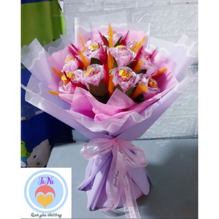 Bó hoa Chupa Chups (tháo kẹo vẫn còn hoa)