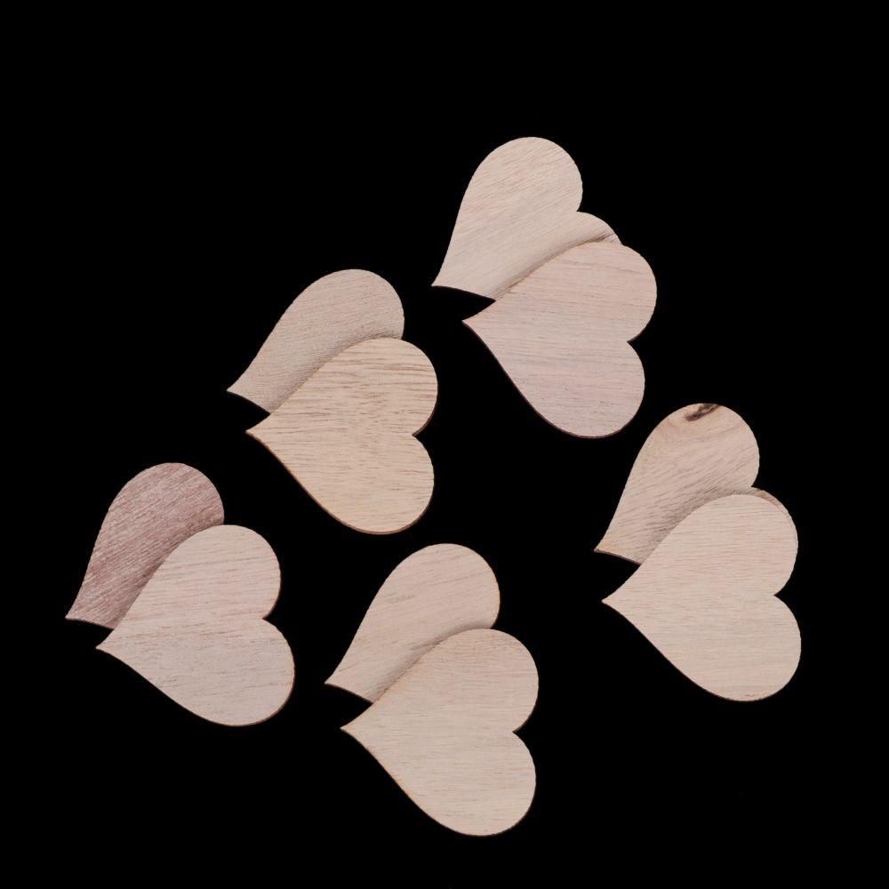 JONYE Bộ 10 Miếng Gỗ Tự Nhiên Trang Trí Sổ Lưu Niệm