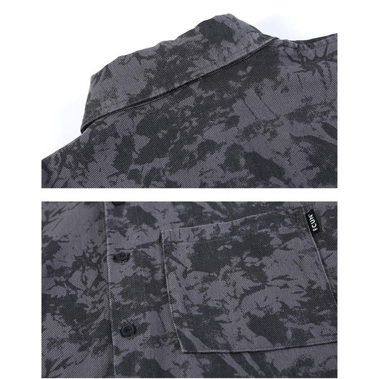 Áo Sơ Mi Tay Ngắn Dáng Rộng Phối Màu Nhuộm Kiểu Hàn Quốc Cá Tính Cho Nam ÁO Sơ Mi Nam Big Size Sơ Mi Nam Cao CấP ÁO Sơ Mi Unisex