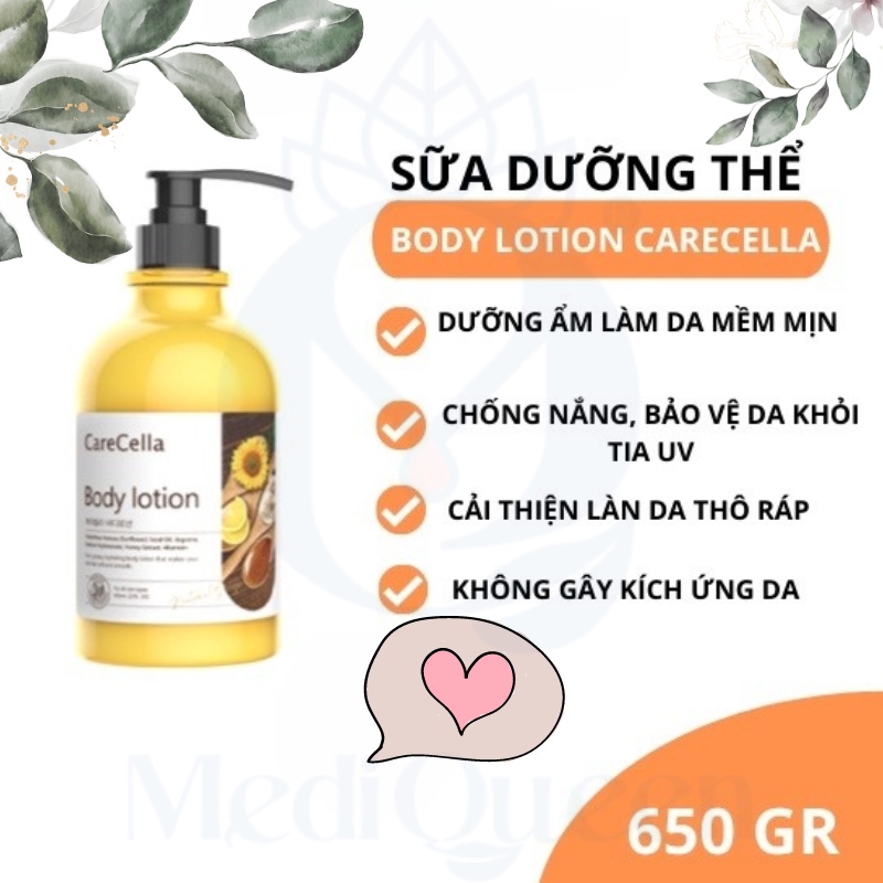 Sữa dưỡng thể trắng sáng da CareCella / CareCella Body Lotion CHÍNH HÃNG